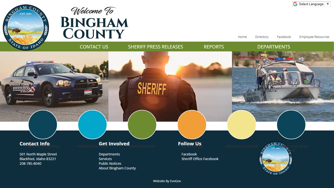 Bingham County Idaho - Sheriff's Department Home Page